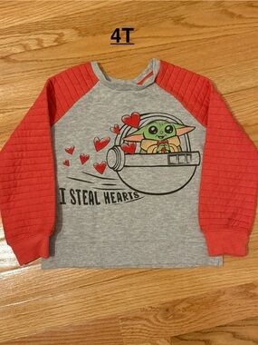 Star Wars, Gray & Red sweatshirt
